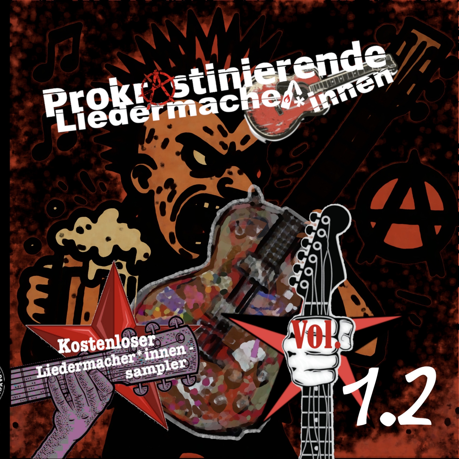 Prokrastinierende Liedermacher*innen 1.2 Cover