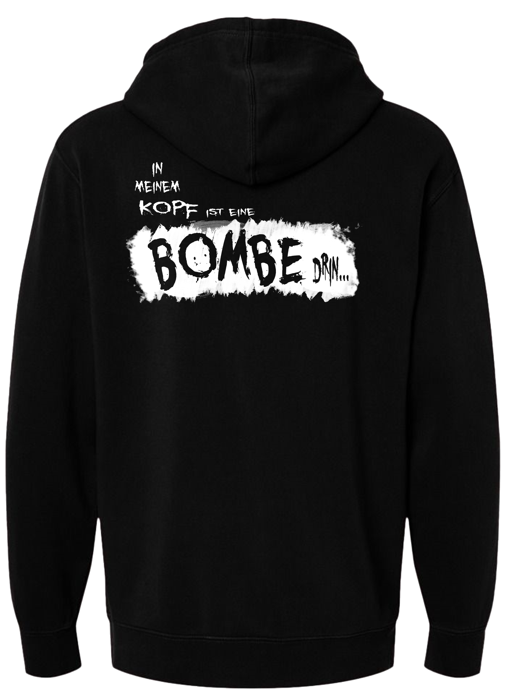 "Bombe" Hoodie Farbe: schwarz Bild 2