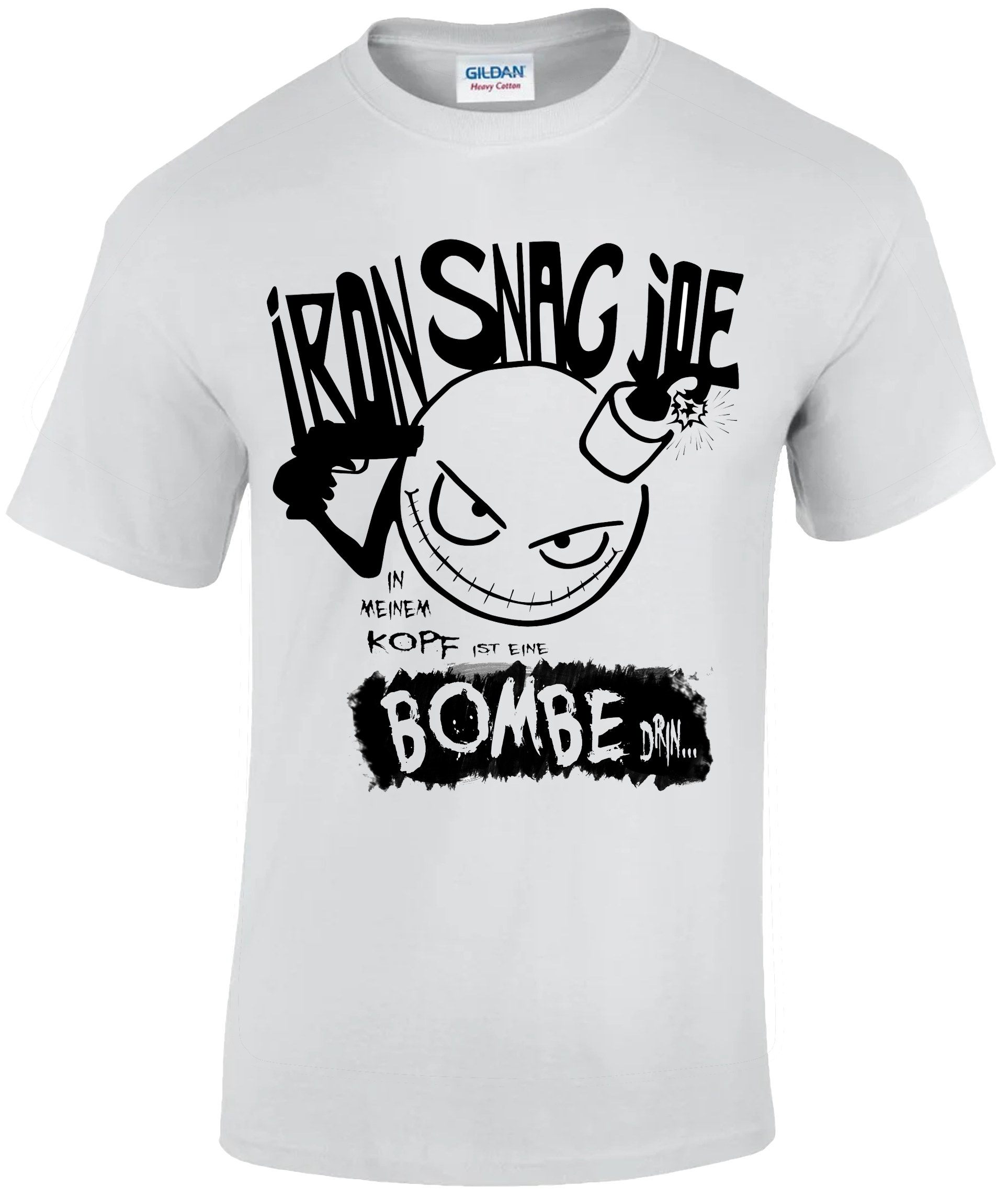 "Bombe" T-Shirt, Farbe: schwarz/weiß Bild 2